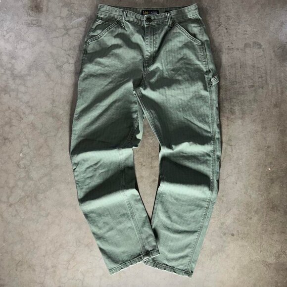 Lee vintage modern Green and Khaki Trousers/dungarees - Picture 1 of 6